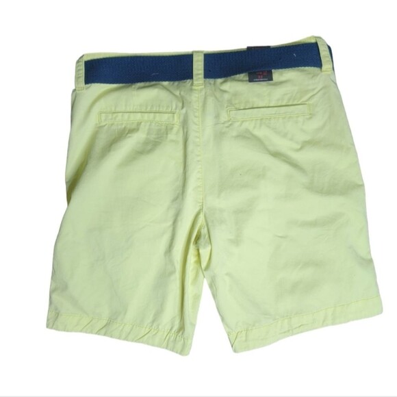 Aeropostale classic length flat front yellow shorts size 32 Bermuda NWT - Picture 2 of 5